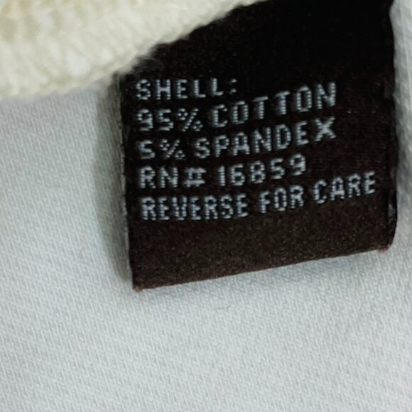 J. McLaughlin White Slim Straight Leg Stretch Jeans Size 14 - Picture 13 of 13